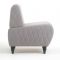 Кресло "Буно" велюр Vivaldi светло-серый
