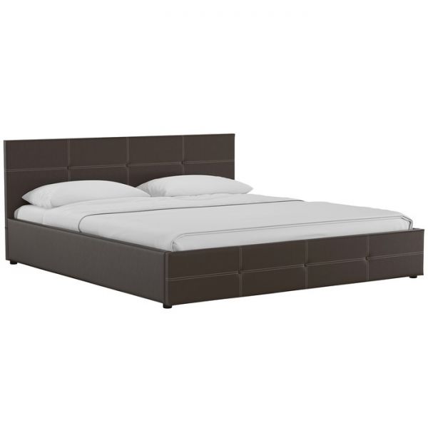 Кровать Синди, 1800х2000, ортопедическое осн+ПМ, Марика/Шоколад