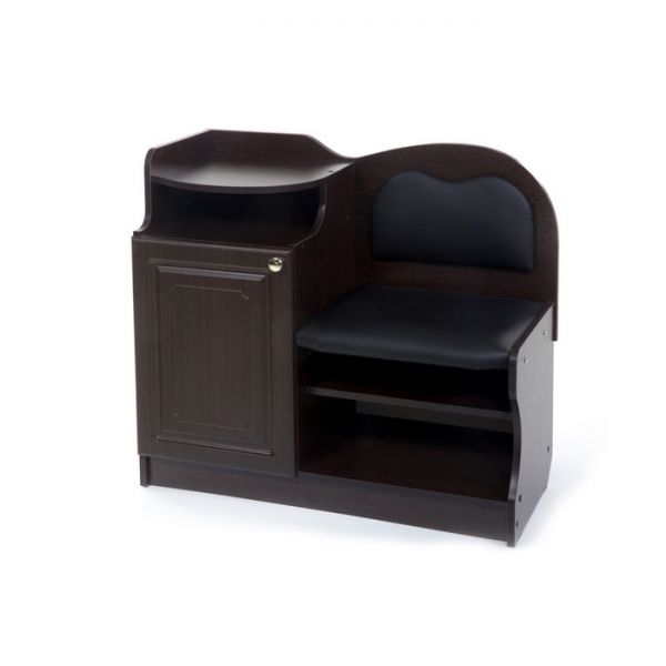 Банкетка №1, 900х430х920, Венге/Черный(118)