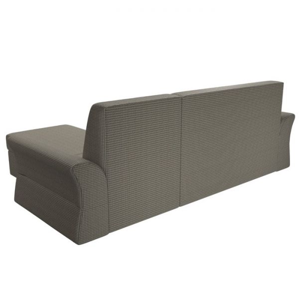 Угловой диван «Клайд», механизм дельфин, рогожка, цвет бежевый