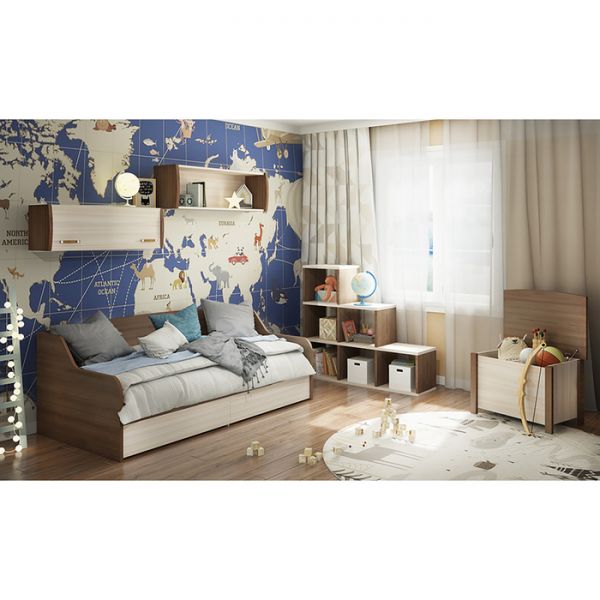 Сундучок для игрушек «СИД», 850 ? 500 ? 520 мм, цвет карамель / белый