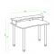Стол СКЛ-Софт120МО с надстройкой, 1200 ? 750 ? 950 мм, цвет белый жемчуг