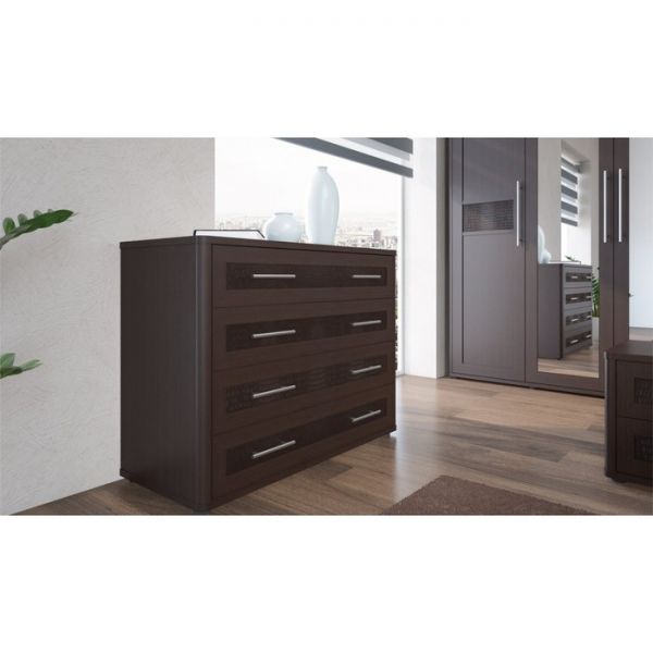 Комод «Токио», 4 ящика , 1050 ? 440 ? 800 мм, цвет венге