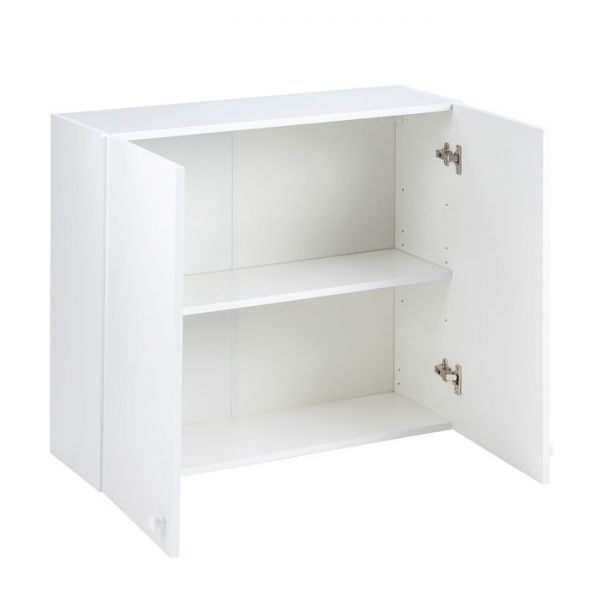 Шкаф навесной Гамма 800х300х720 Белый/Белый