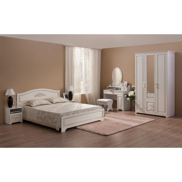 Тумба прикроватная Белла 404х364х455 Белый/джелато софт