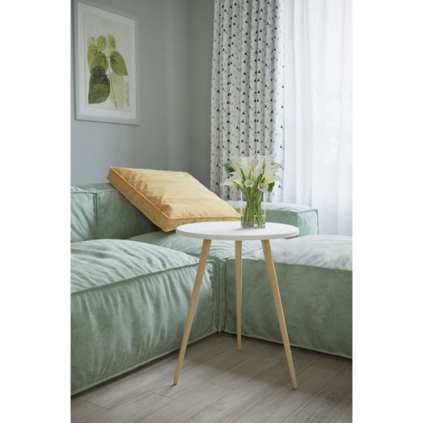 Стол журнальный «Бекс 550», 450 ? 450 ? 550 мм, цвет белый