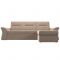 Угловой диван «Клайд», механизм дельфин, велюр, цвет бежевый