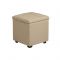 Пуф Бриг 400х400х430 Рогожка LATTE