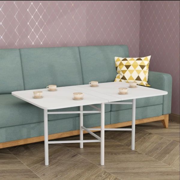 Стол-книжка 1270/168х600х630 белый/белый глянец