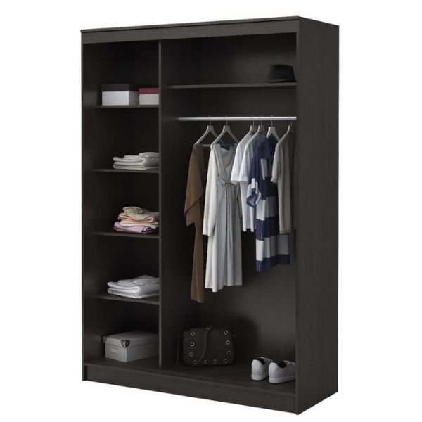 Шкаф-купе 1,5м Сакура 1500х610х2200 Венге/Дуб белфорт