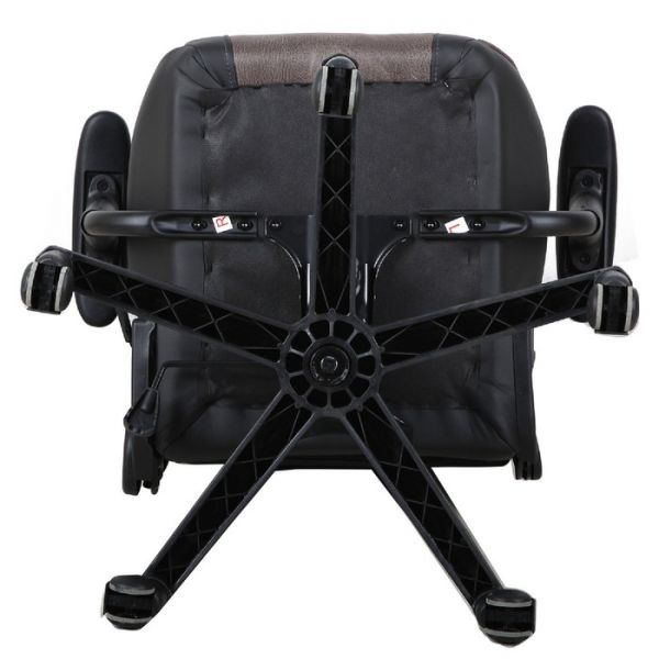 Кресло игровое BRABIX "GT Racer GM-100", две подушки, черное/коричневое