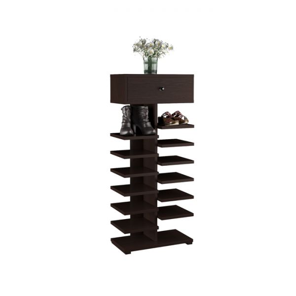 Стеллаж для обуви 616х320х1450 Венге