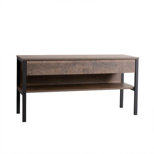 Тумба под ТВ Стронг 13.268, 1092х353х550, Дуб гранж колониальный/Интра