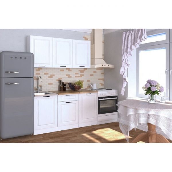 Кухонный гарнитур Гарнитур 4 Белый Вегас 1500 Белый