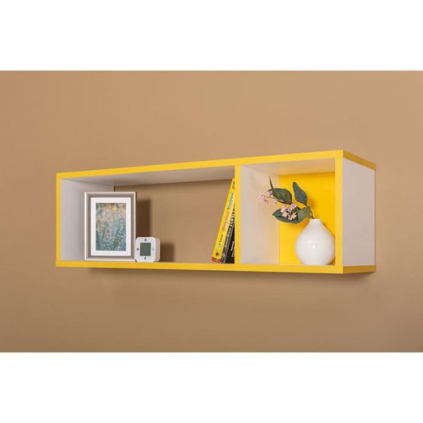 Полка навесная Альфа 09.129, 852х242х272, Солнечный свет