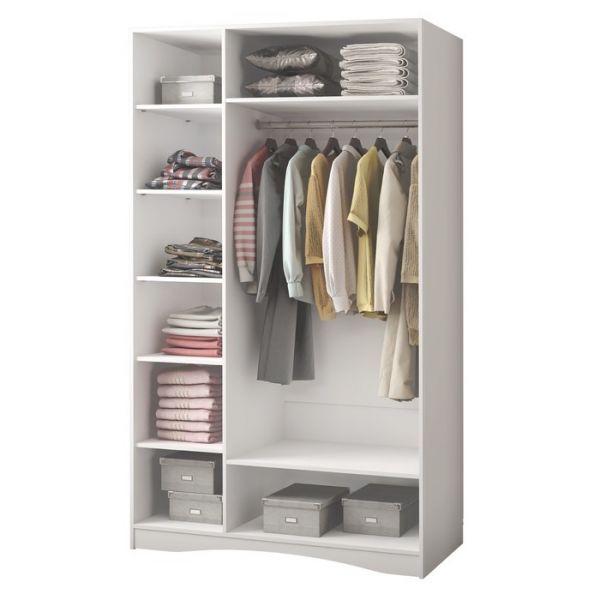 Шкаф 3-х дверный с зеркалом Виола-2, 1350х574х2313, Белый/Ясень жемчужный