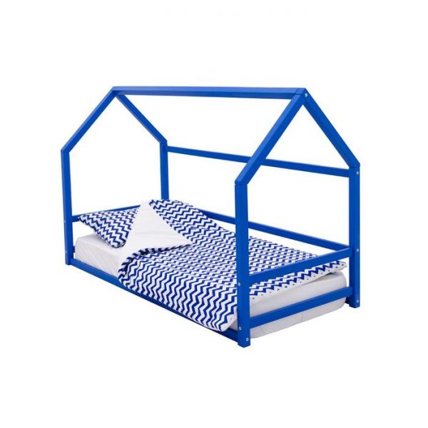 Детская кровать-домик Монтессори Бельмарко Svogen синий