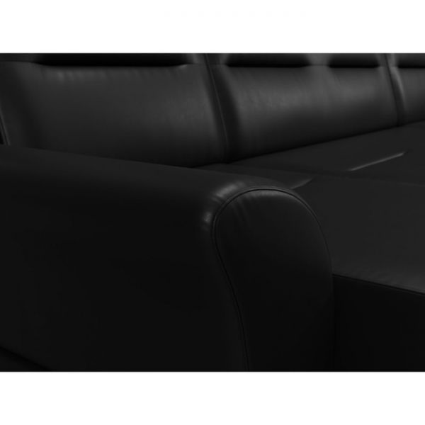 П-образный диван «Клайд», механизм дельфин, экокожа, цвет бежевый