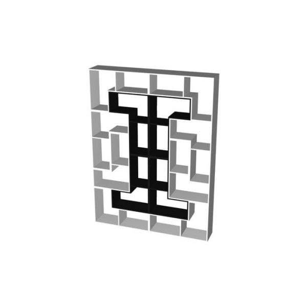 Стеллаж 4, 1800 ? 300 ? 2400 мм, цвет белый