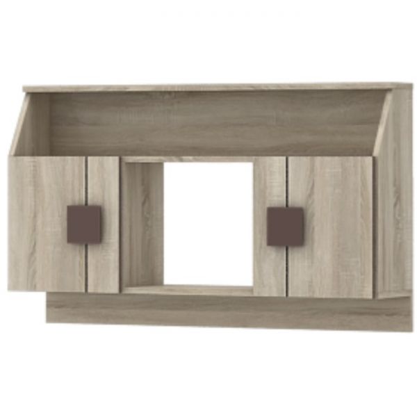 Полка «Диско», 1100 ? 243 ? 654 мм, цвет дуб сонома / шоколад