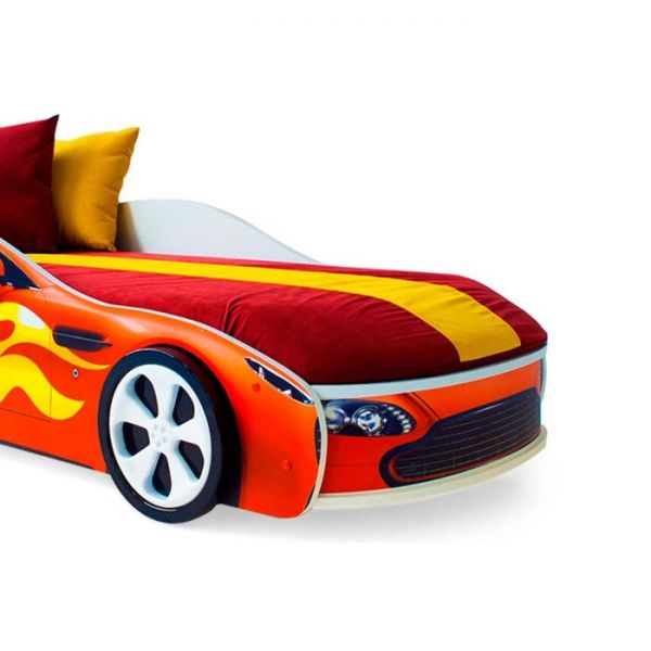 Цветной чехол Бельмарко для матраса Бондмобиль красный