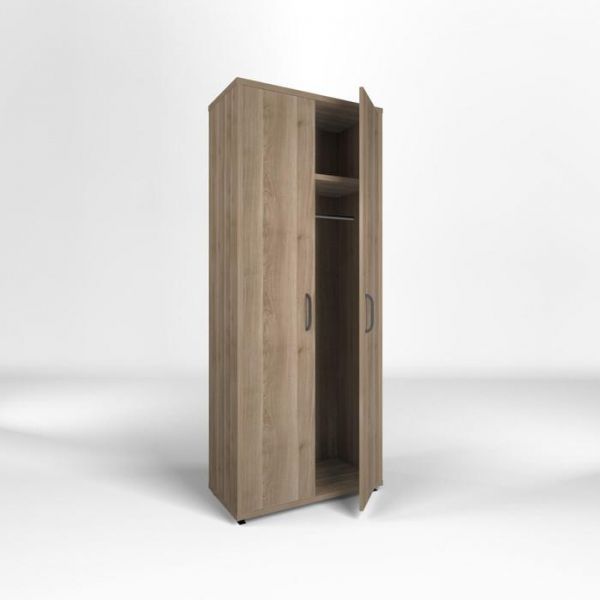 Шкаф для одежды 800*400*2000 Береза мраморная