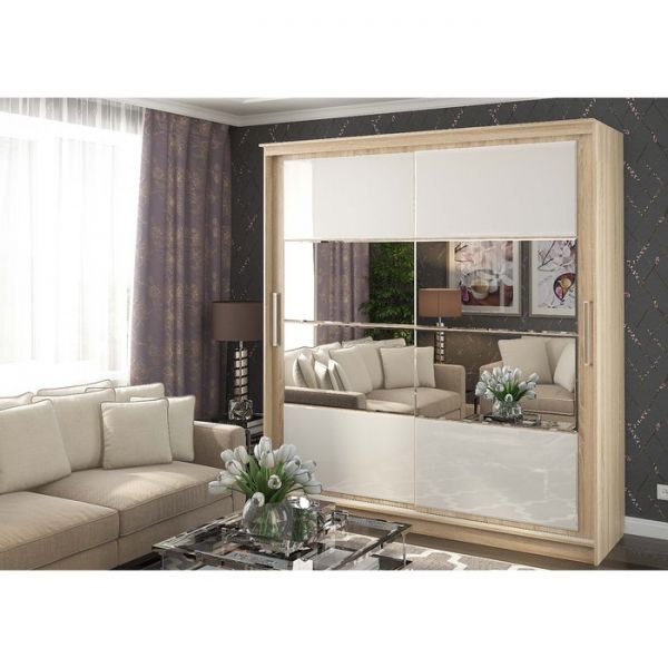 Шкаф-купе 1500 Элегант 5, 1500х620х2200, Дуб сонома