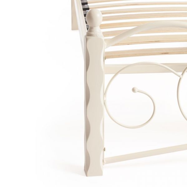 Кровать CANZONA Wood slat base, 160х200 см , Белый
