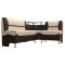 Кухонный угловой диван «Сидней», экокожа, цвет бежевый / коричневый