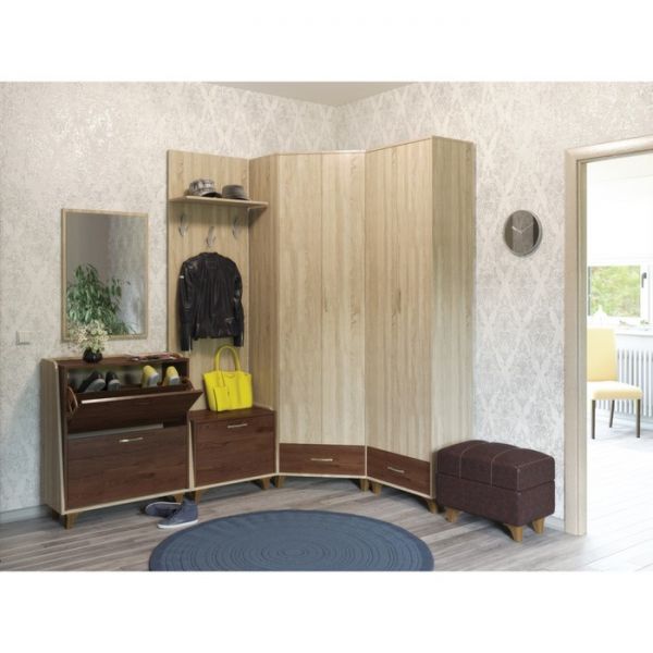 Обувница Келли 1, 785х363х918, Дуб сонома/Дуб Кальяри