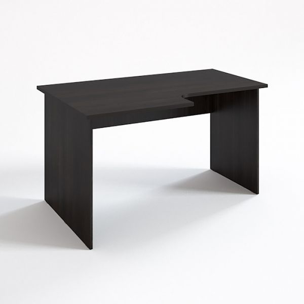 Стол угловой левый СЛ14.9.7(16), 1400х900/680х750 мм, белый шагр