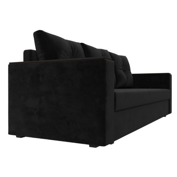 Диван прямой «Атланта лайт», без стола, еврокнижка, велюр, цвет, цвет бежевый