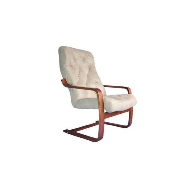 Кресло для отдыха «Магнат», искусственная замша, 860 ? 660 ? 1080 мм, цвет крем