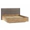 Кровать Livorno НМ 040.52-01 Х, 1800х2000, к/з Канзас 4, 10 26 Софт Графит, Дуб Бунратти