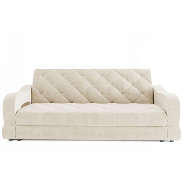 Прямой диван «Бруно 1», механизм книжка, велюр, цвет селфи 01