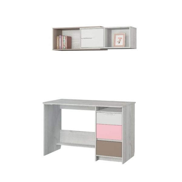 Полка навесная «Зефир № 7.2», 1210 ? 304 ? 330 мм, цвет дуб эльза / мокко