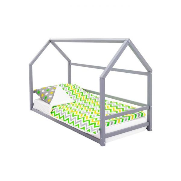 Детская кровать-домик Монтессори Бельмарко Svogen графит