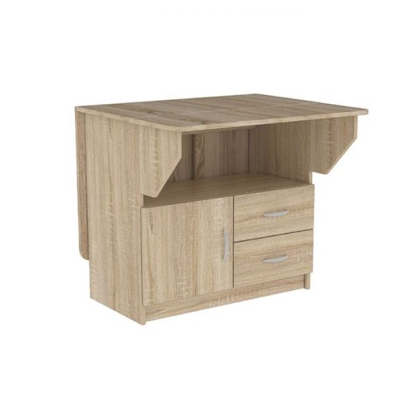 Стол-тумба, дуб сонома