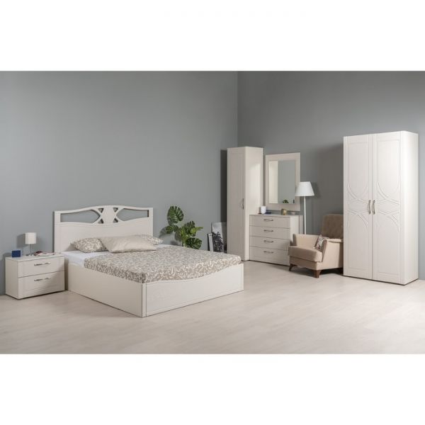 Шкаф для одежды Неаполь 13.330, 899х541х2135, Миндаль/ Африканское Лапачо какао