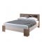 Кровать «Николь» без ПМ, 1600 ? 2000 мм, цвет ясень шимо светлый / тёмный