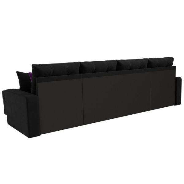 П-образный диван «Ливерпуль», механизм дельфин, микровельвет, цвет бежевый