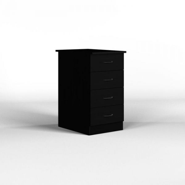 Тумба приставная 400*600*750 Черный