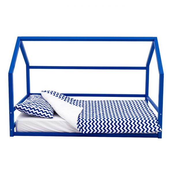 Детская кровать-домик Монтессори Бельмарко Svogen синий