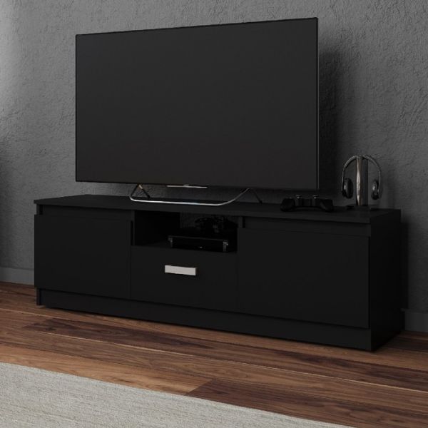 Тумба под ТВ Дели-1, 1400х420х440, Черный