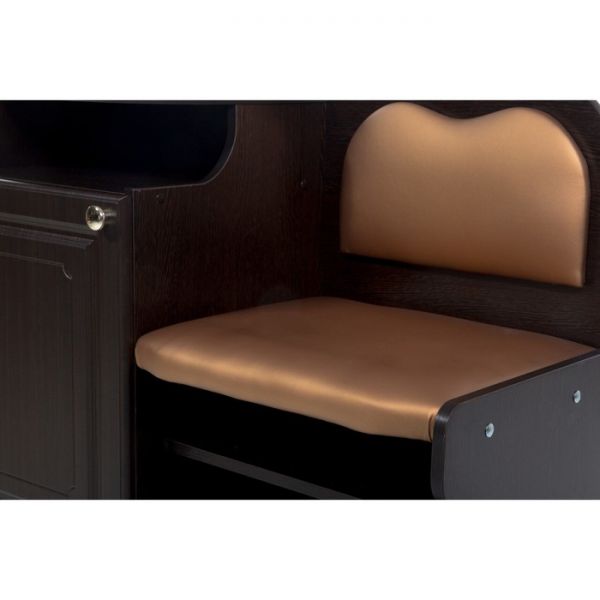 Банкетка №1, 900х430х920, Венге/Коричневый(109)