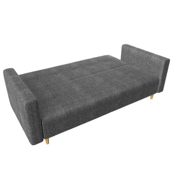 Прямой диван-книжка «Вест», механизм книжка, рогожка, цвет бежевый