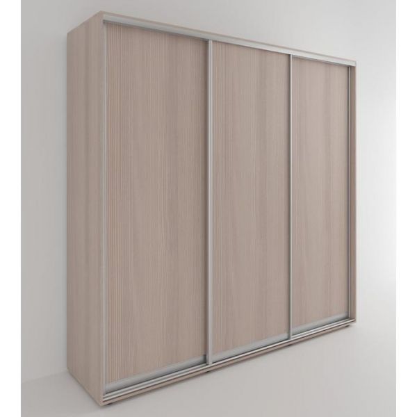 Шкаф-купе «Акцент-Сим Д», 1500 ? 600 ? 2310 мм, ЛДСП, цвет ясень шимо светлый