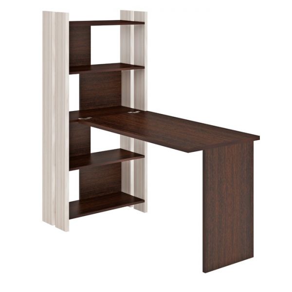 Компьютерный стол, 700 ? 1522 ? 1520 мм, цвет белый жемчуг