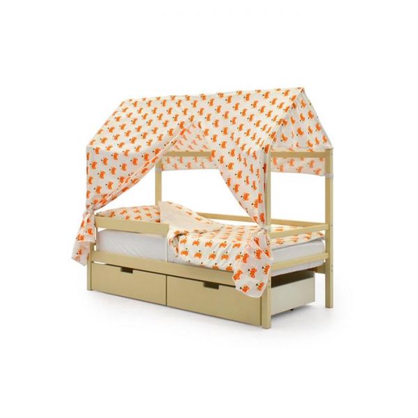 Детская кровать-домик Бельмарко Svogen бежевый