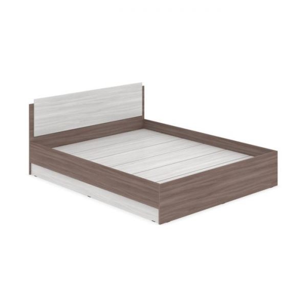 Кровать Аманда, 1600х2000, Ясень шимо темный/светлый